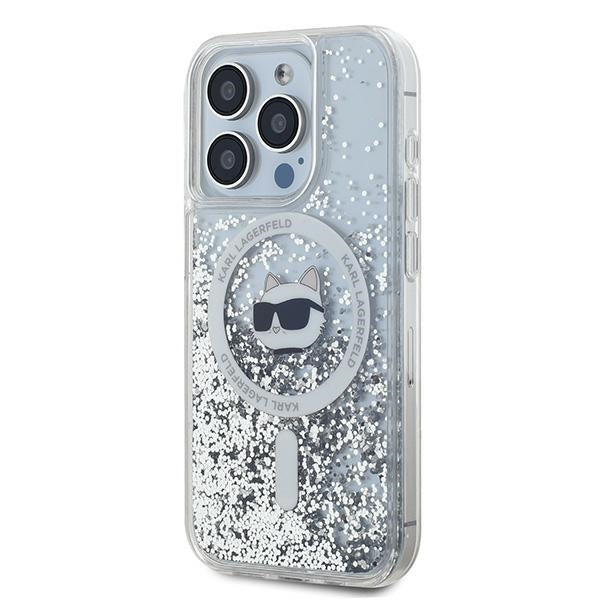 Karl Lagerfeld MagSafe dėklas iPhone 15 Pro Max – skaidrus