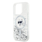 Karl Lagerfeld MagSafe dėklas iPhone 15 Pro Max – skaidrus