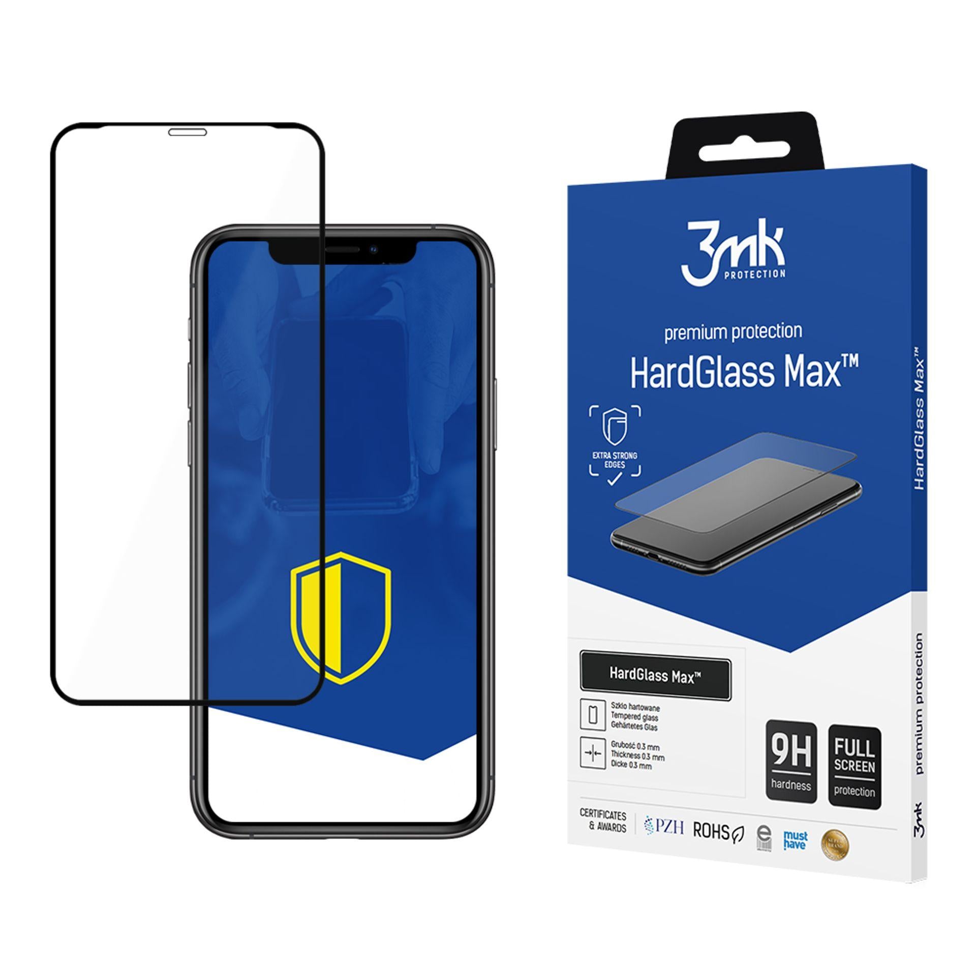 3mk Hardglass Max grūdintas stiklas, skirtas iPhone X -- iPhone X