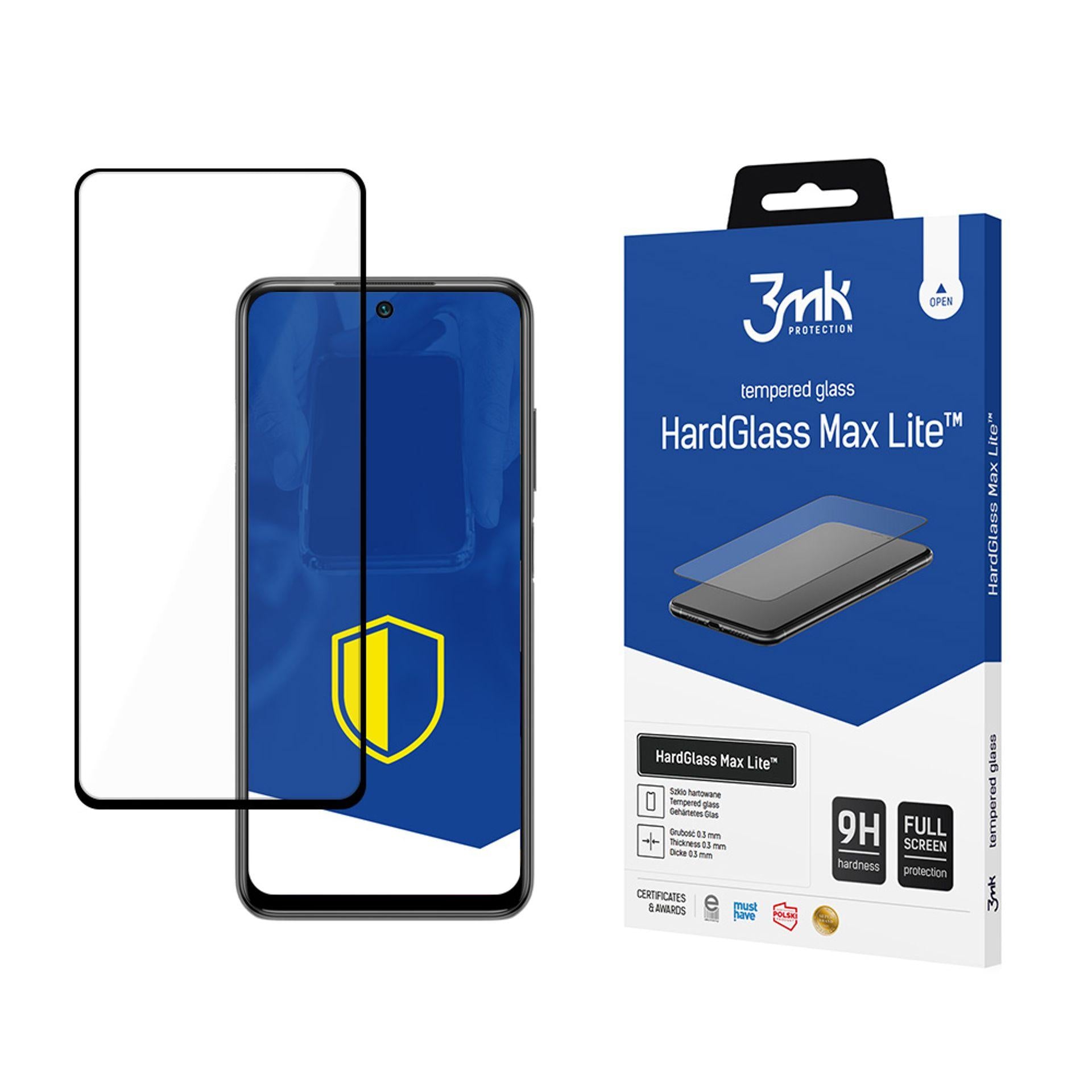 3mk HardGlass Max Lite grūdintas stiklas, skirtas Xiaomi Redmi Note 10 / 10S -- Cell phone tempered glass