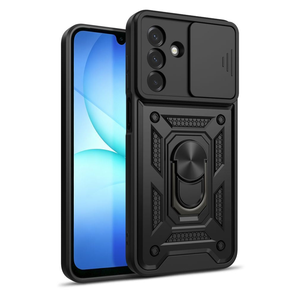 Dėklas Tech-Protect CamShield Pro Galaxy A17 / A18 / A26 4G / 5G, juodas -- Galaxy A17, Galaxy A18, Galaxy A26 4G, Galaxy...