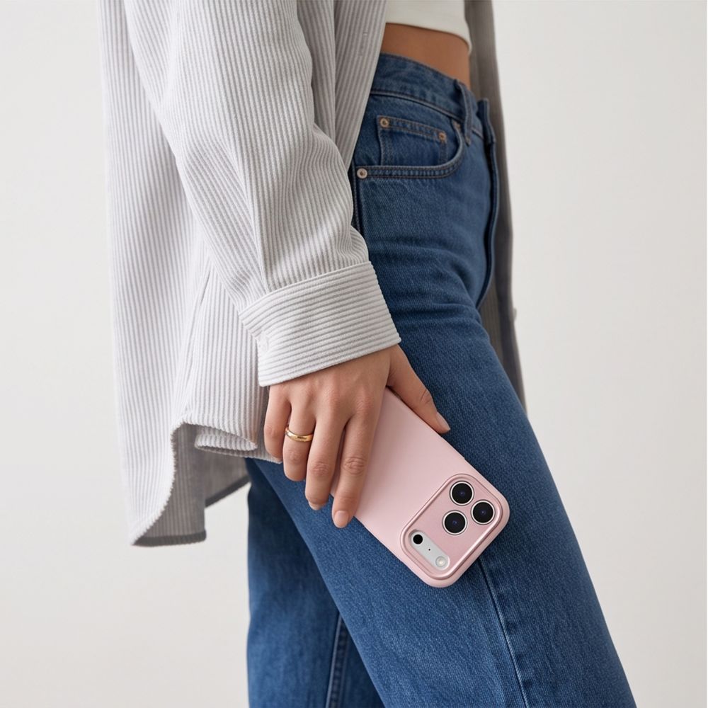 Dėklas Tech-Protect Uniq MagSafe CC iPhone 17 Pro / 18 Pro, šviesiai rožinis -- iPhone 17 Pro, iPhone 18 Pro