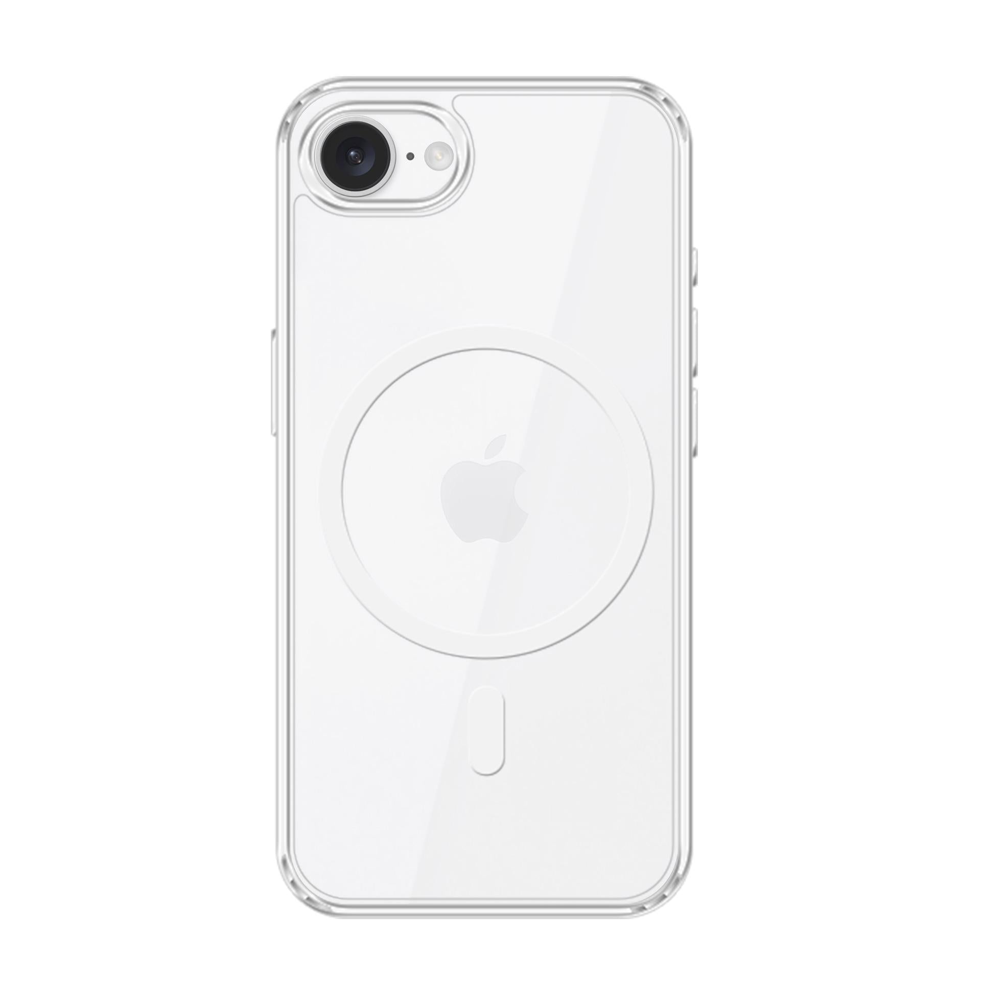 3mk MagCase dėklas, skirtas Apple iPhone 16e / SE4 – skaidrus