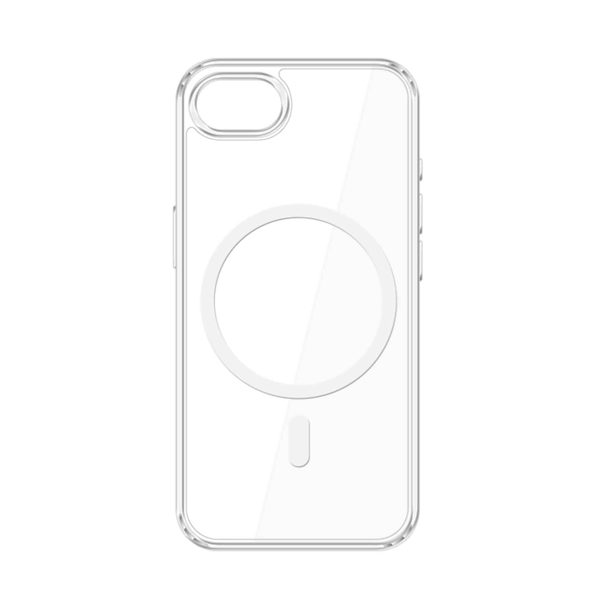 3mk MagCase dėklas, skirtas Apple iPhone 16e / SE4 – skaidrus