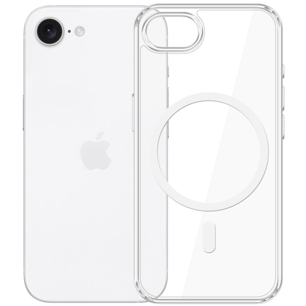 3mk MagCase dėklas, skirtas Apple iPhone 16e / SE4 – skaidrus