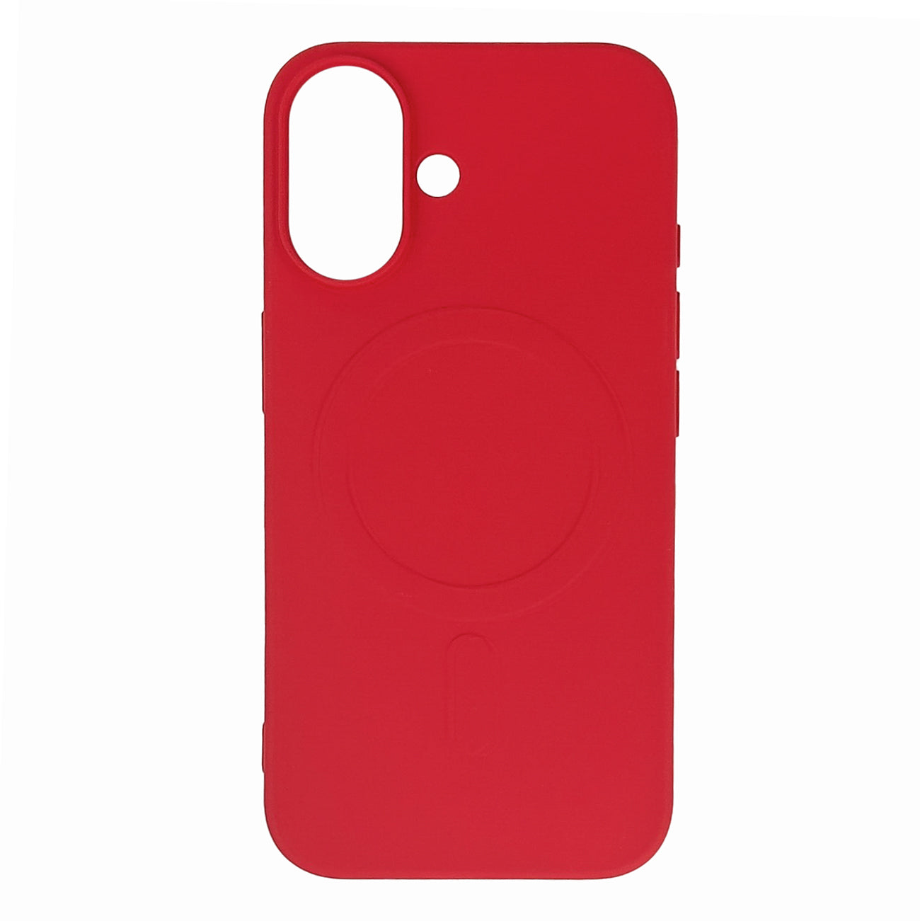 MagSafe silikoninis dėklas iPhone 16 – raudonas