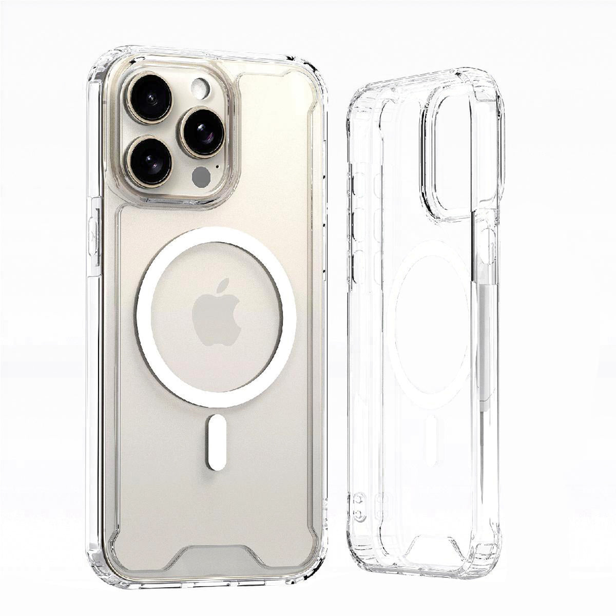 Skaidrus MagSafe dėklas iPhone 16 Pro
