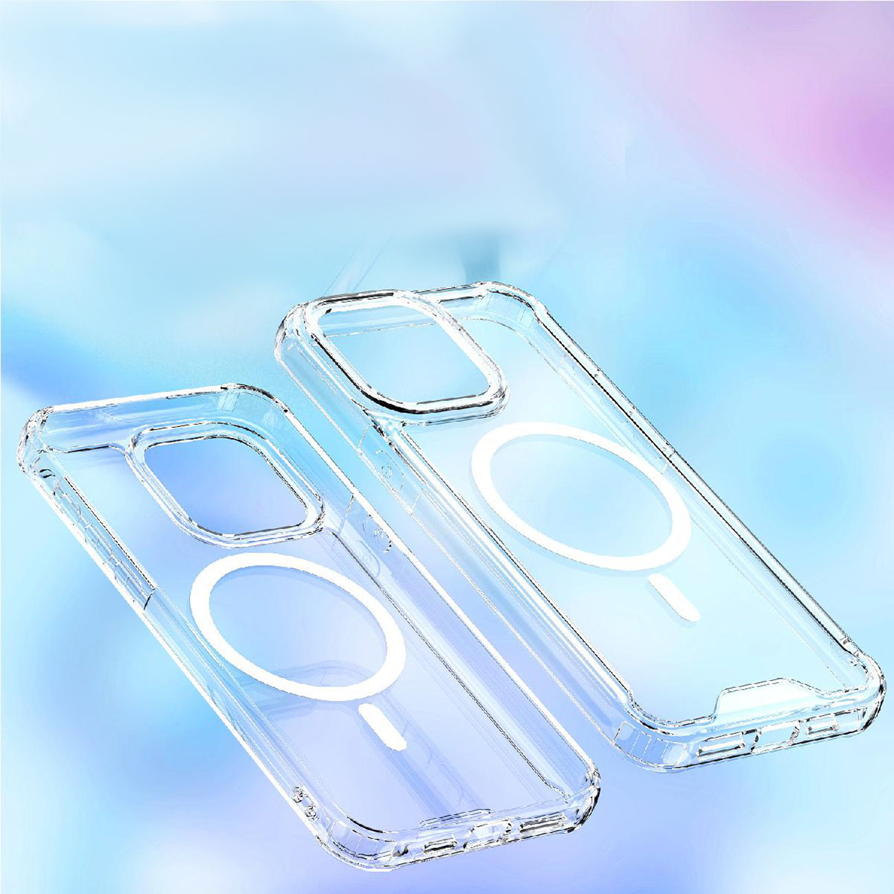 Skaidrus MagSafe dėklas iPhone 16 Pro Max – Clear Corner