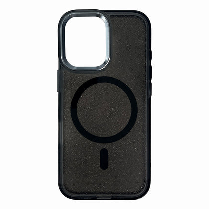 MagSafe blizgus dėklas iPhone 16 – juodas