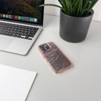 Blizgus dėklas iPhone 16 Pro – rožinis