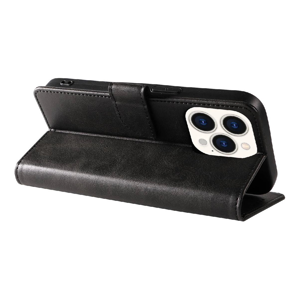 Odinis atverčiamas dėklas iPhone 16 – juodas