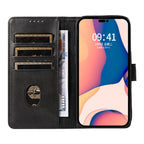 Odinis atverčiamas dėklas iPhone 16 Pro Max – juodas