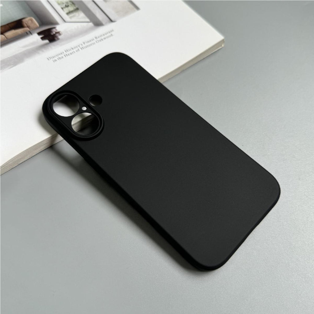 Minkštas dėklas iPhone 16 - juodas -- iPhone 16