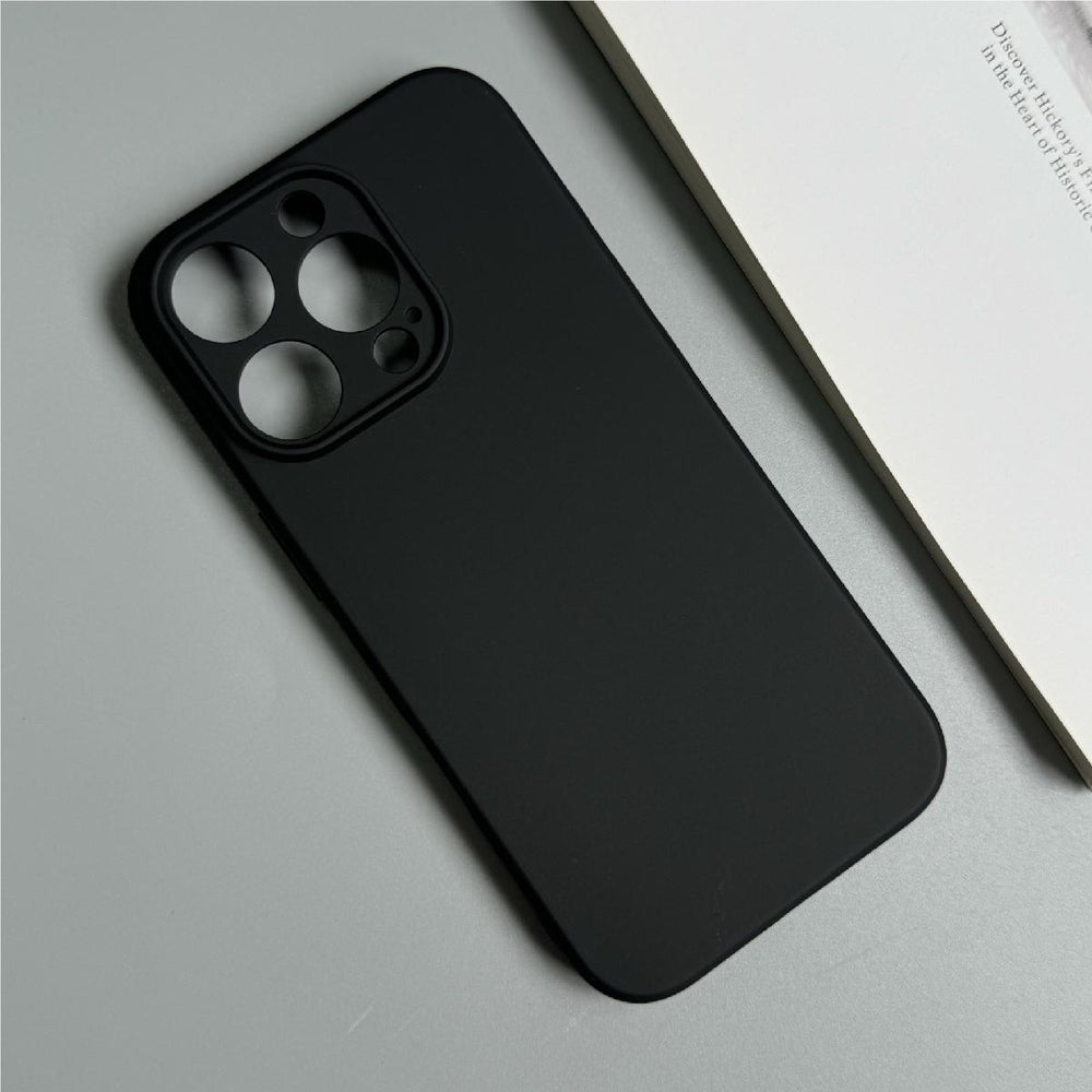 TPU dėklas iPhone 16 Pro Max – juodas (Soft Case) -- iPhone 16 Pro Max