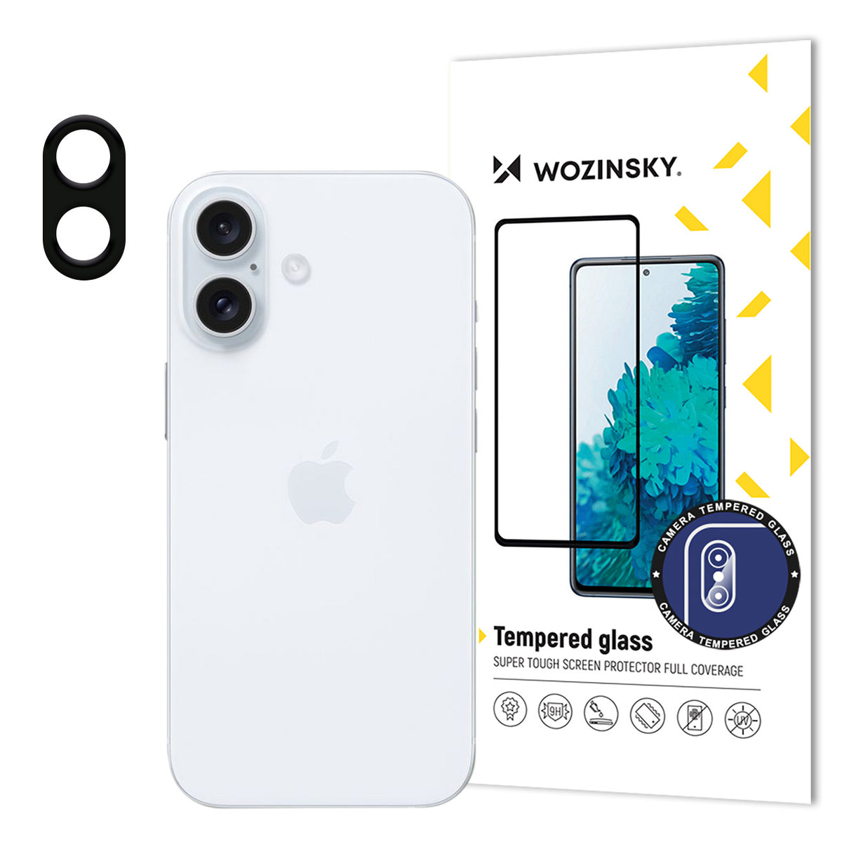 Wozinsky 9H kameros stiklas iPhone 16 Plus – 0,2 mm