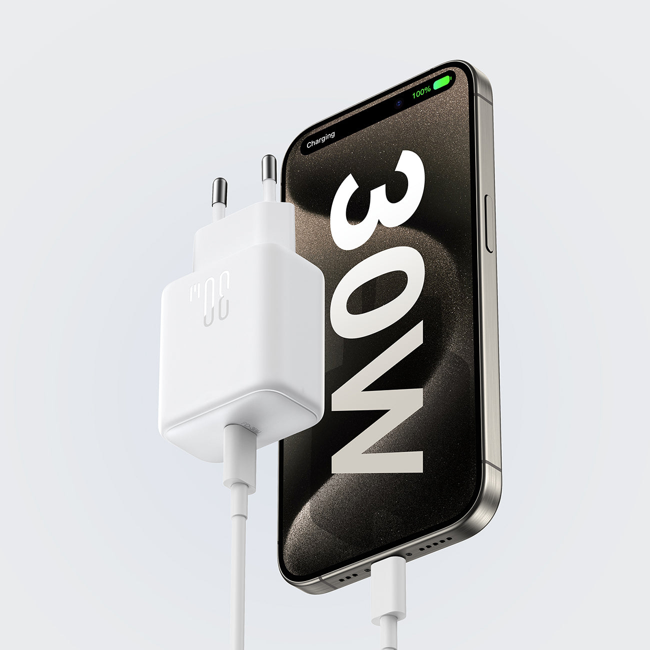 Joyroom JR-TCF24 USB-C PD 30W QC SFC tinklo įkroviklis - baltas