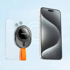 Joyroom magnetinis laikiklis JR-ZS393-S su siurbtukais 4.7-7" telefonui, juodas ir oranžinis