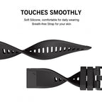 Tech-Protect Smooth dėklas, skirtas Garmin Fenix ​​5 / 6 / 6 Pro / 7 - juodas -- Watch Straps