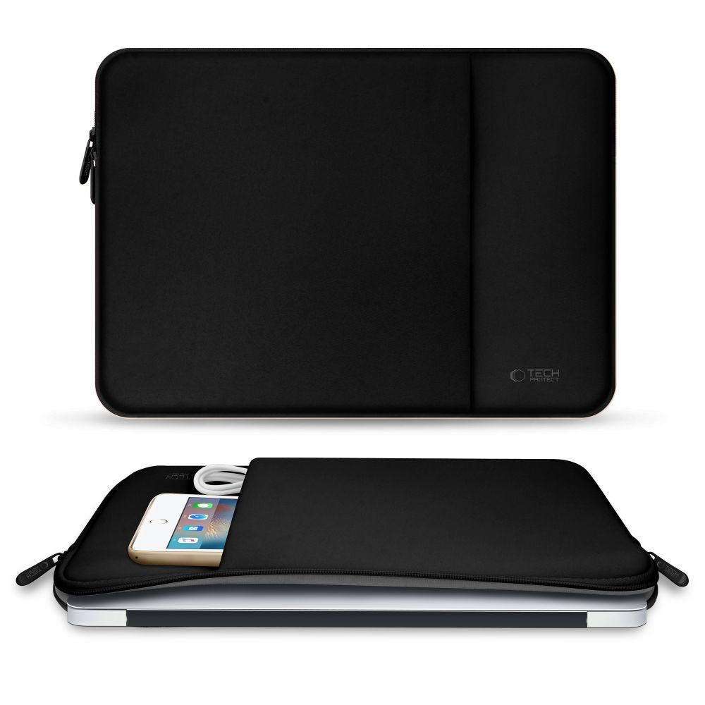 Tech-Protect Neoprene 13'' nešiojamojo kompiuterio dėklas - juodas -- Laptop Bags