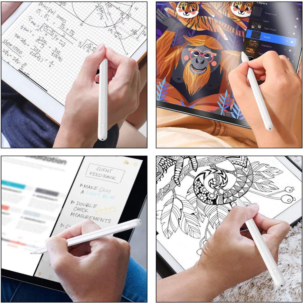 „Tech-Protect“ skaitmeninis rašiklis, skirtas iPad, baltas -- Stylus Pens
