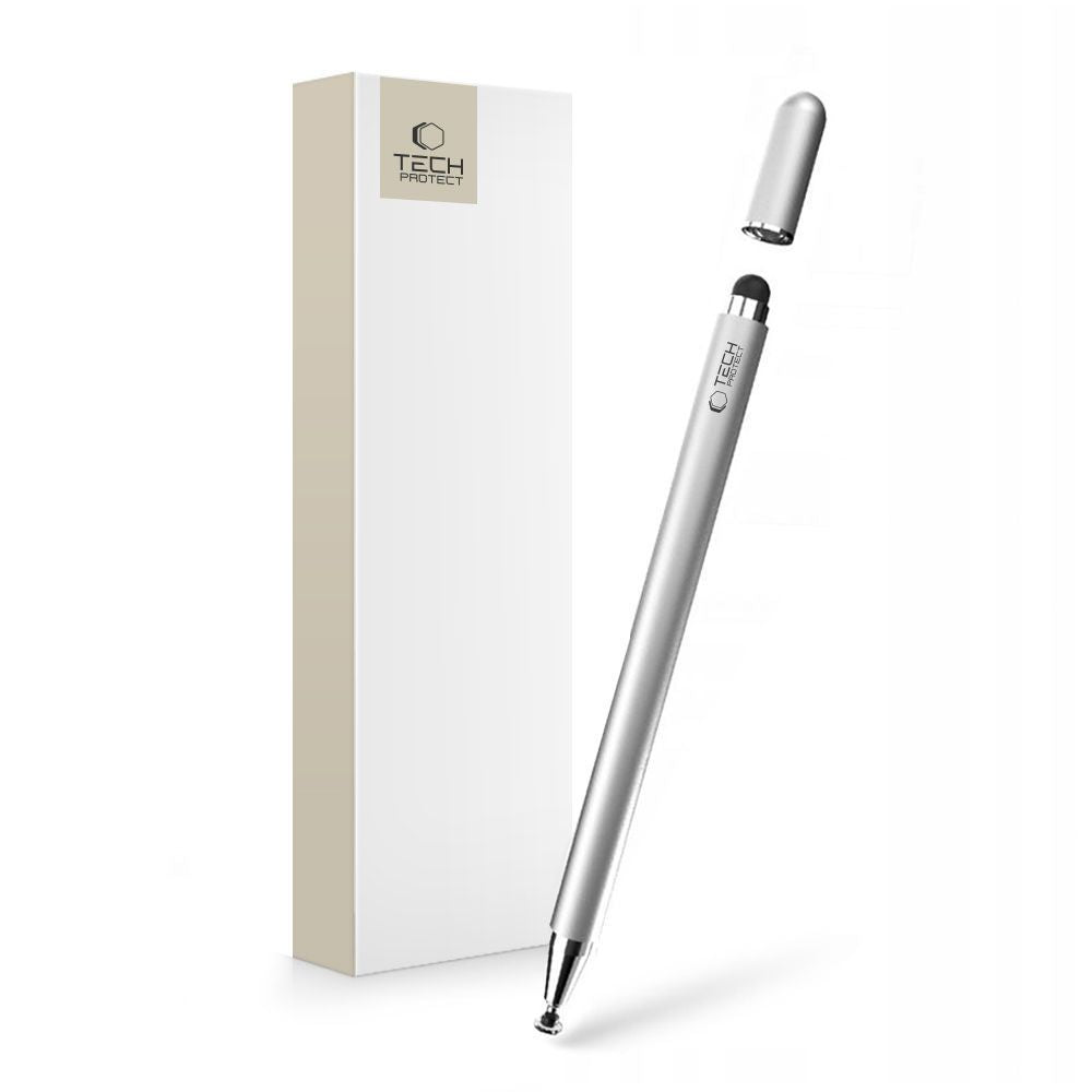 Tech-Protect Magnet Stylus Magnetic – sidabrinis -- Stylus Pens