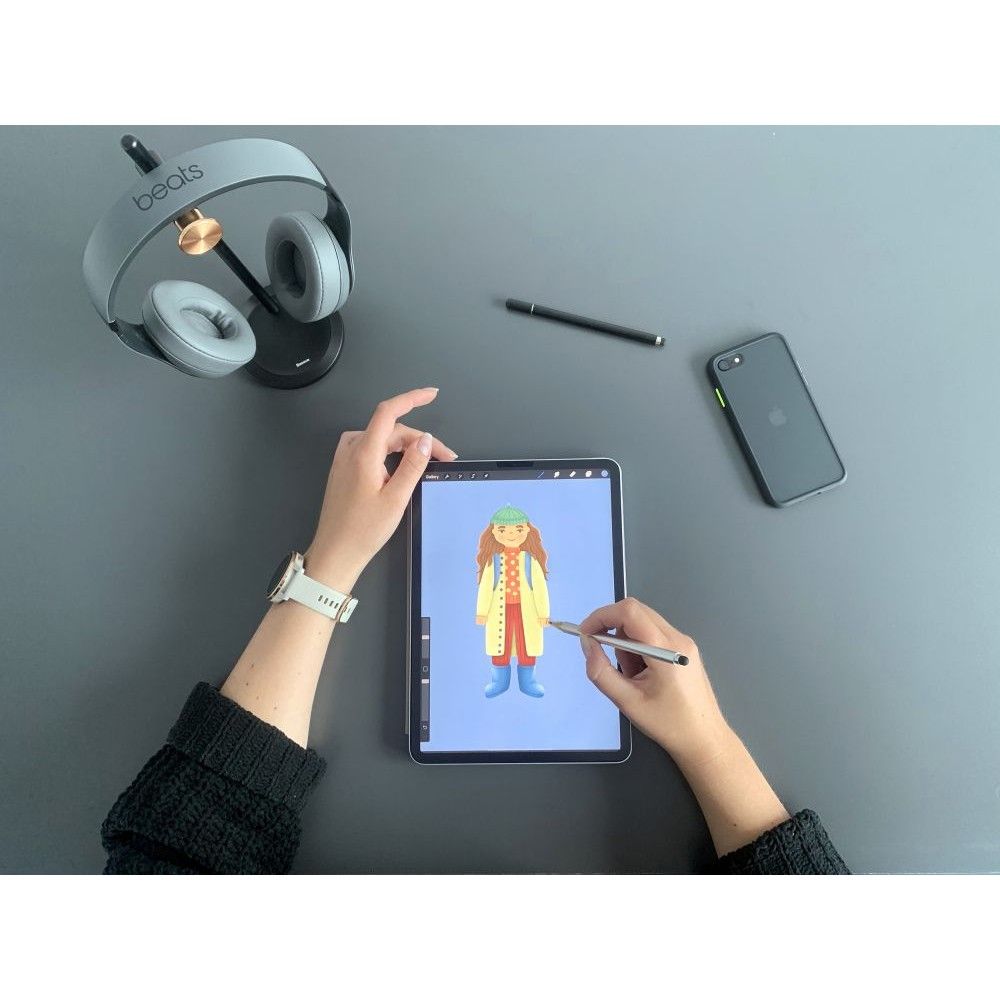 Tech-Protect Magnet Stylus Magnetic – sidabrinis -- Stylus Pens