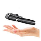 Tech-Protect L01S Bluetooth selfie lazdelė su trikoju iki 70 cm – juoda -- Selfie Sticks & Tripods