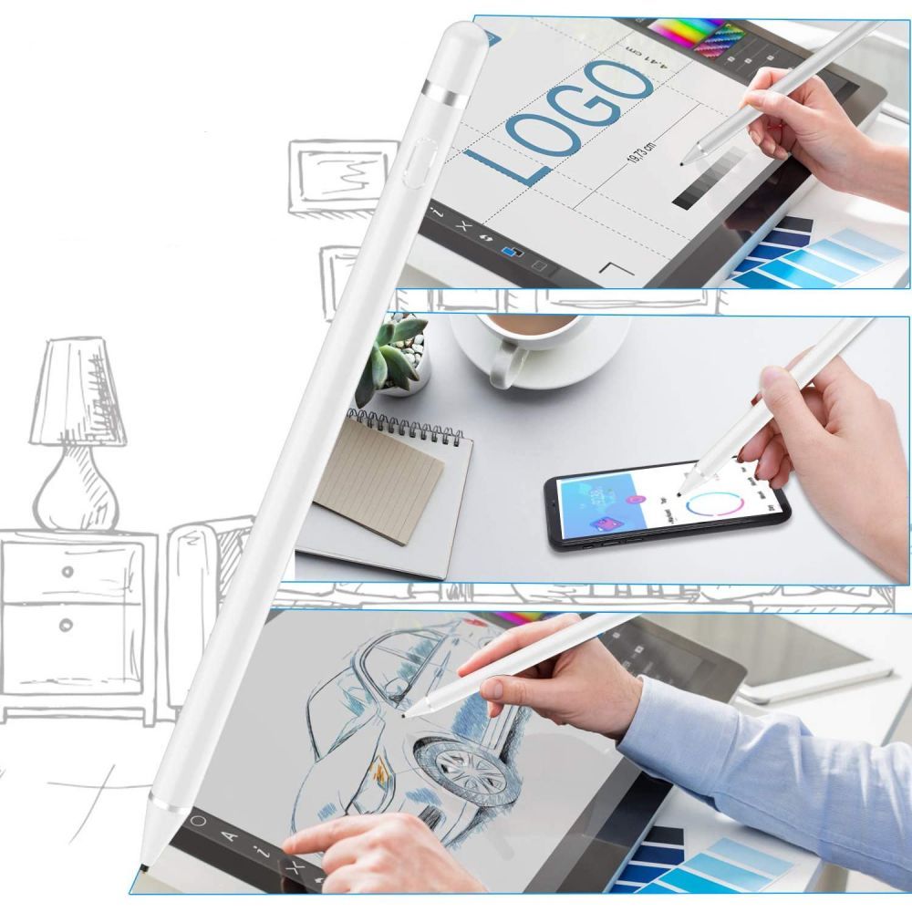 Tech-Protect Active Stylus Active – baltas -- Stylus Pens