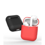 Tech-Protect Icon silikoninis dėklas AirPods 1/2 – juodas -- AirPods 1