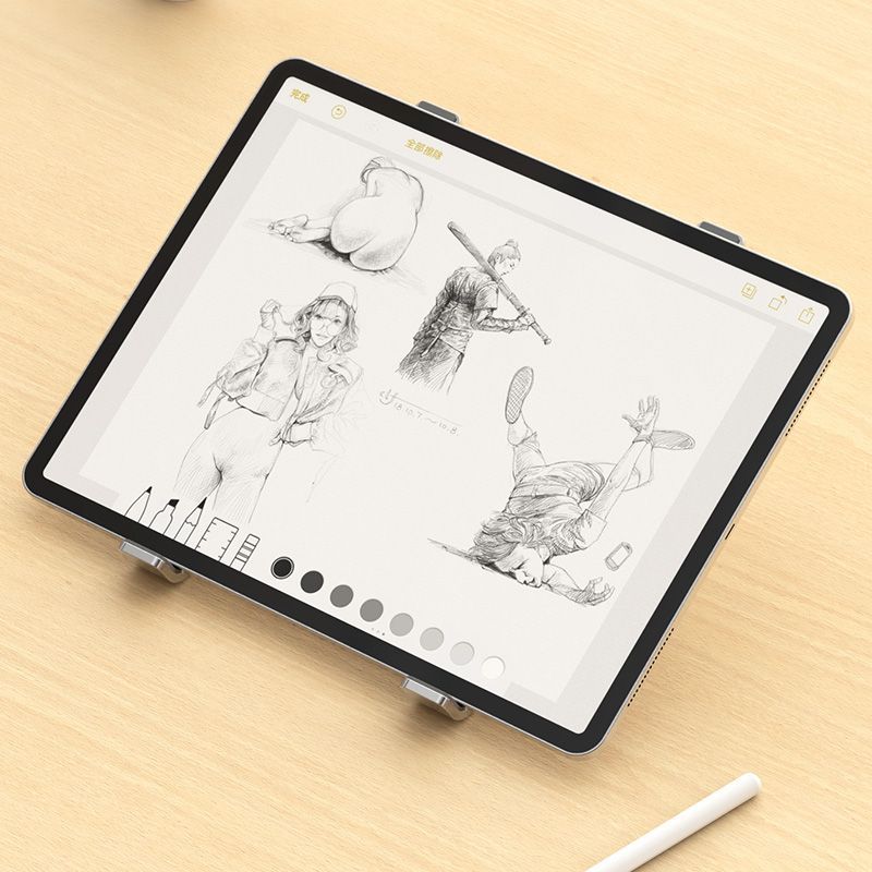Tech-Protect Alustand universalus nešiojamojo kompiuterio stovas - tamsiai pilkas -- Laptop Stands