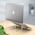 Tech-Protect Alustand universalus nešiojamojo kompiuterio stovas - tamsiai pilkas -- Laptop Stands