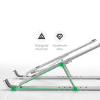 Tech-Protect Alustand universalus nešiojamojo kompiuterio stovas - tamsiai pilkas -- Laptop Stands