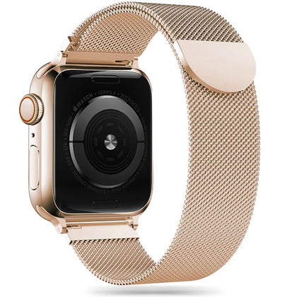 Tech-Protect MilaneseBand, skirtas Apple Watch 4/5/6/7/8/9/SE (38/40/41 mm) – auksinis -- Apple Watch 4