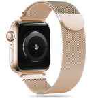 Tech-Protect MilaneseBand, skirtas Apple Watch 4 / 5 / 6 / 7 / 8 / 9 / SE / Ultra 1 / 2 (42/44/45/49 mm) - auksinis --...