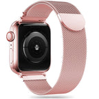 Tech-Protect MilaneseBand, skirta Apple Watch 4/5/6/7/8/9/SE/Ultra 1/2 (42/44/45/49 mm) – rožinė -- Apple Watch 4