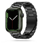 Tech-Protect nerūdijančio plieno apyrankė, skirta Apple Watch 4/5/6/7/8/9/SE/Ultra 1/2 (42/44/45/49 mm) – juoda -- Apple...