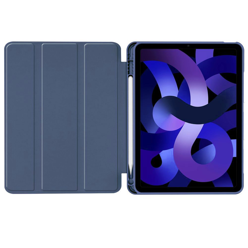 Tech-Protect SmartCase Pen for iPad Air 10.9" (2020/2022) / 11" (2024/2025/2026) – tamsiai mėlyna