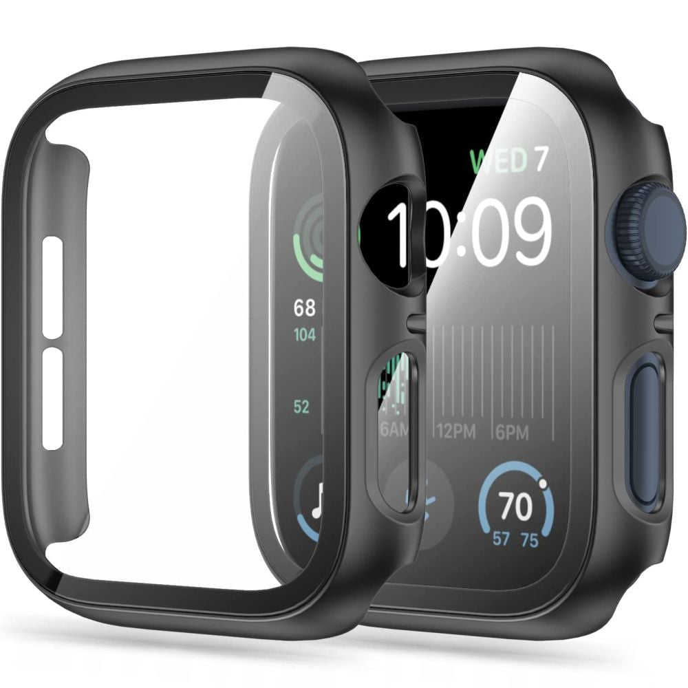 Tech-Protect Defense360 dėklas su stiklu Apple Watch 44 mm – juodas -- Apple Watch 4