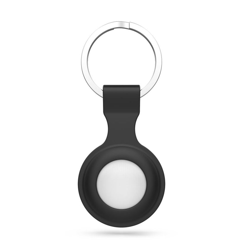 Tech-Protect Icon silikoninis dėklas AirTag – juodas -- Apple AirTag