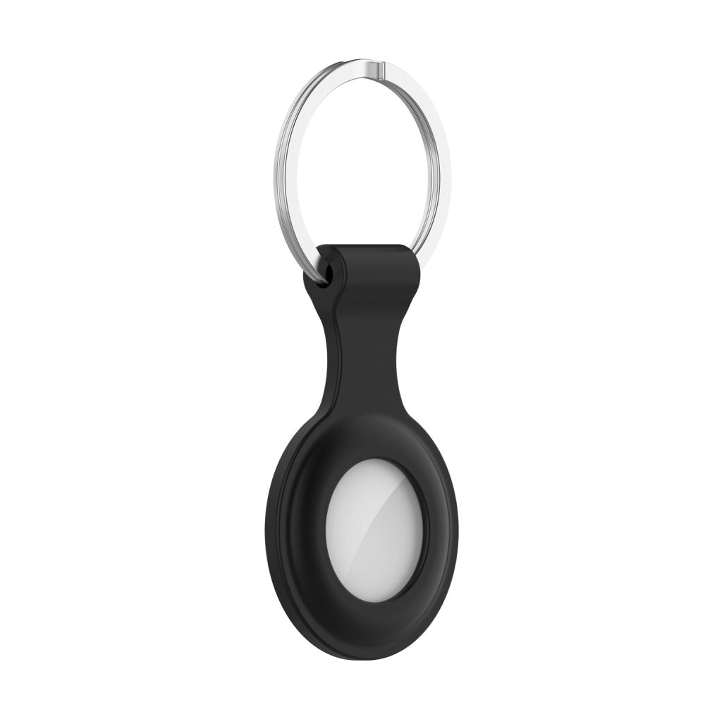 Tech-Protect Icon silikoninis dėklas AirTag – juodas -- Apple AirTag