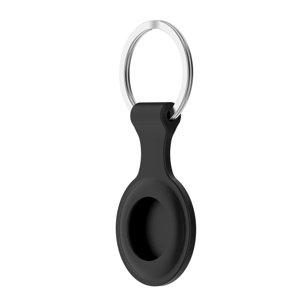 Tech-Protect Icon silikoninis dėklas AirTag – juodas -- Apple AirTag