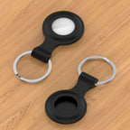 Tech-Protect Icon silikoninis dėklas AirTag – juodas -- Apple AirTag