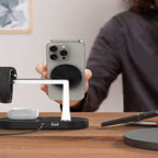 Tech-Protect A12 3in1 MagSafe indukcinis įkroviklis išmaniajam telefonui / ausinėms / išmaniajam laikrodžiui - juodas --...