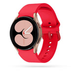 Tech-Protect IconBand, skirta Samsung Galaxy Watch 4 / 5 / 5 Pro / 6 / 7 / FE - raudona -- Samsung Galaxy Watch 4