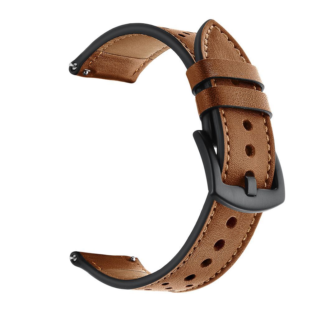 Tech-Protect odinis dirželis, skirtas Samsung Galaxy Watch 4 / 5 / 5 Pro / 6 / 7 / FE - rudas -- Samsung Galaxy Watch 4