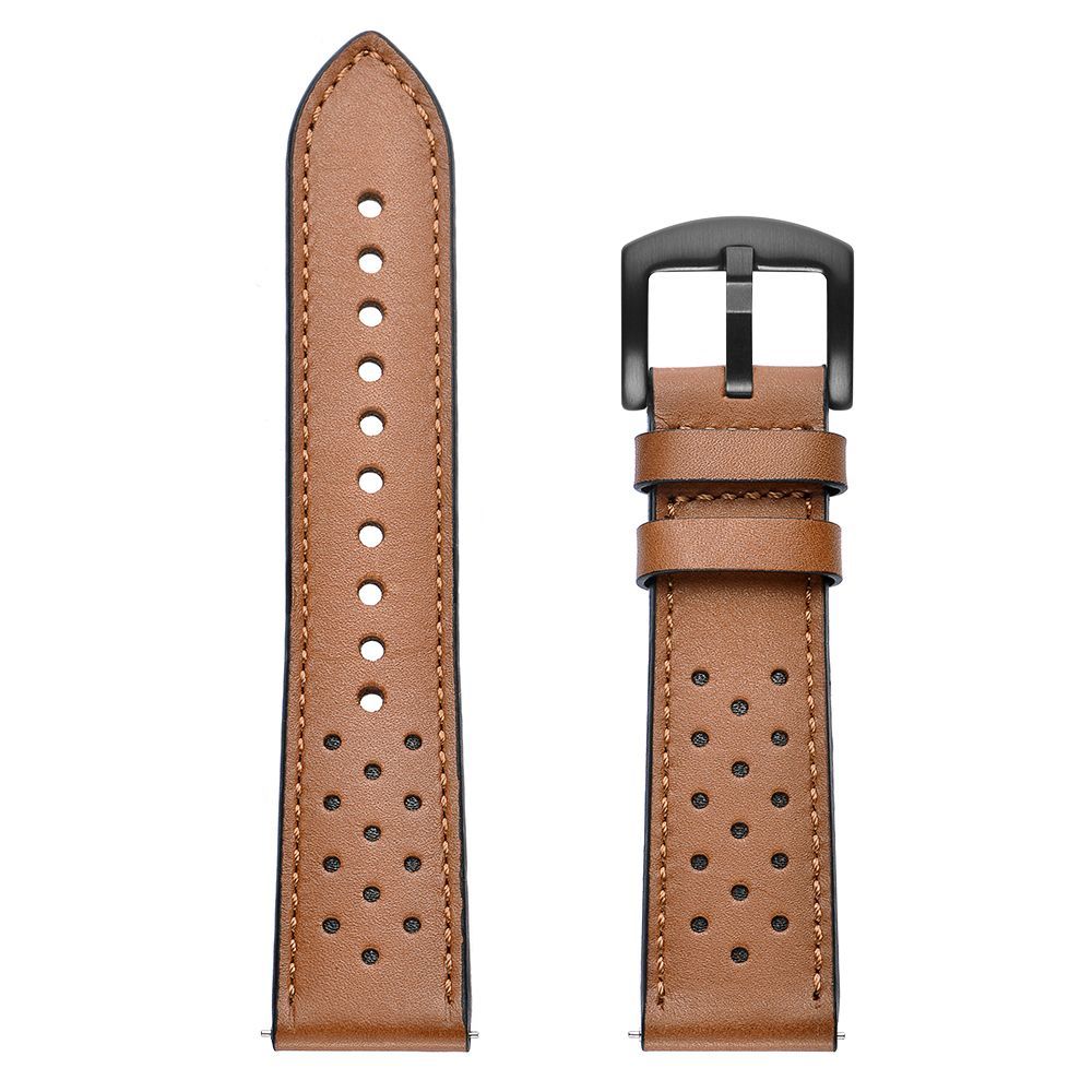 Tech-Protect odinis dirželis, skirtas Samsung Galaxy Watch 4 / 5 / 5 Pro / 6 / 7 / FE - rudas -- Samsung Galaxy Watch 4