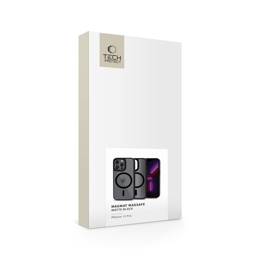 Tech-Protect MagMat MagSafe dėklas iPhone 13 Pro – matinis juodas -- iPhone 13 Pro