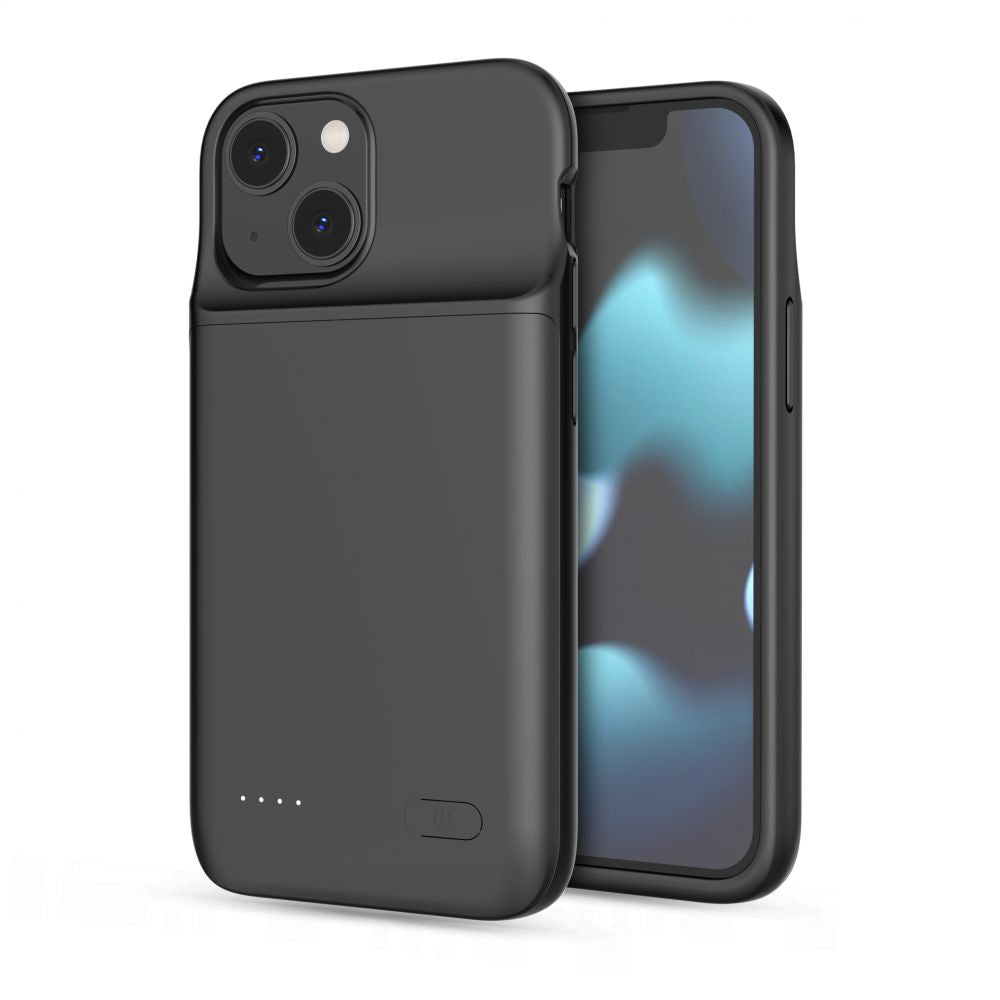 Tech-Protect PowerCase, skirta iPhone 12 mini / 13 mini, su 4700mAh išorine baterija - juoda -- iPhone 12 Mini