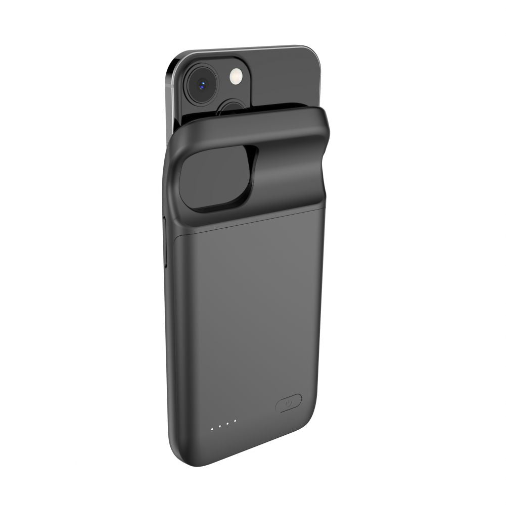 Tech-Protect PowerCase, skirta iPhone 12 mini / 13 mini, su 4700mAh išorine baterija - juoda -- iPhone 12 Mini