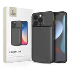 Tech-Protect PowerCase, skirta iPhone 13 / 13 Pro, su 4800mAh išorine baterija - juoda -- iPhone 13